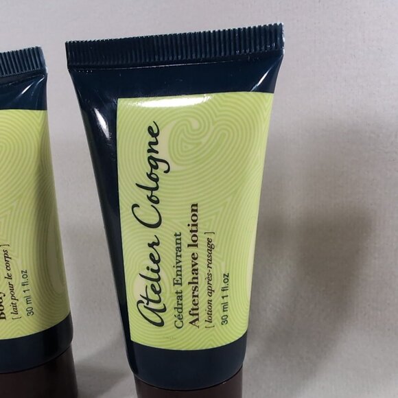 Atelier Cologne Cedrat Enivrant Aftershave Lotion Body Lotion NEW Set 30ml 1floz - Picture 3 of 8